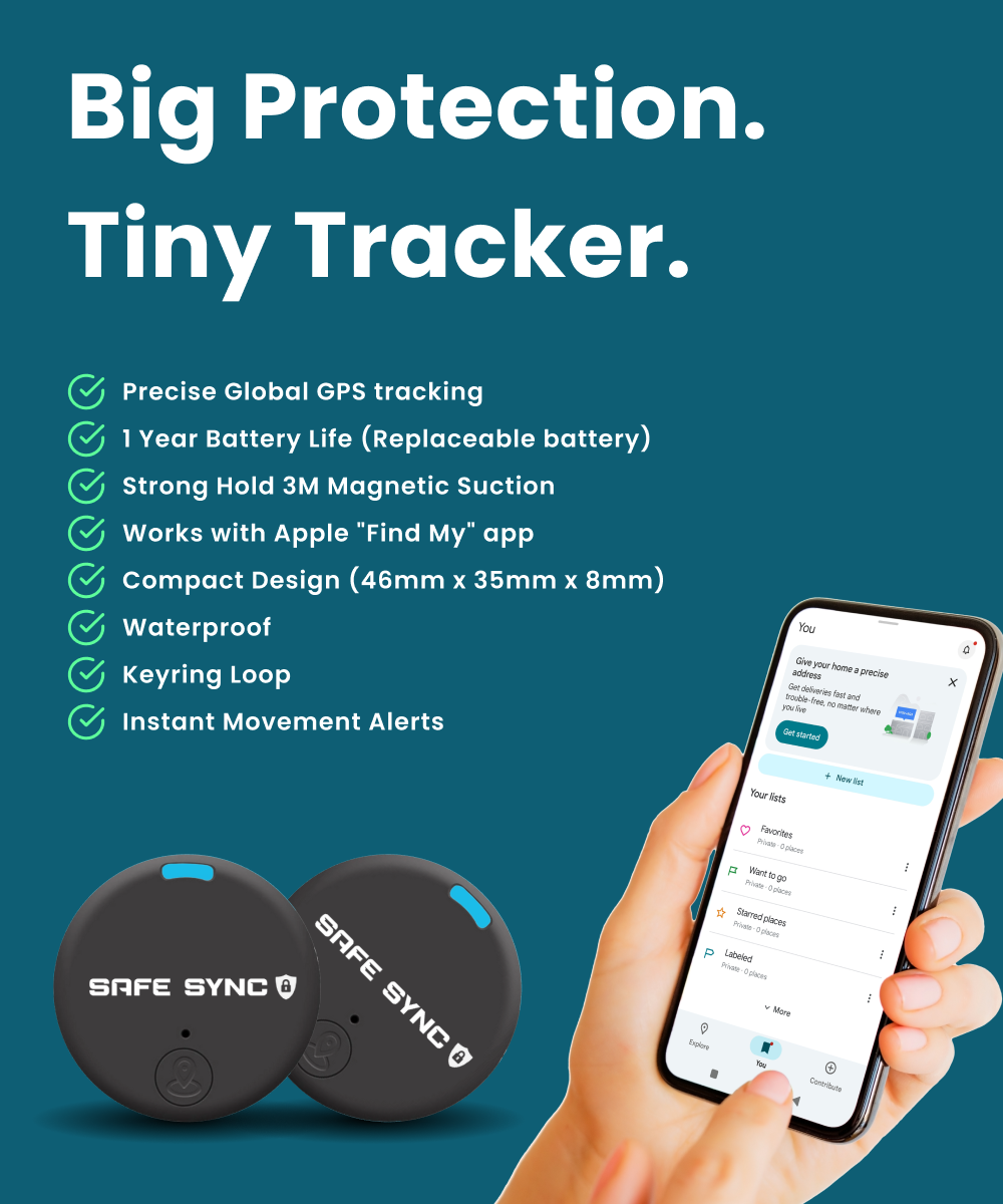 SafeSync™ - Not Just a GPS Car Tracker. Your Everything Finder.