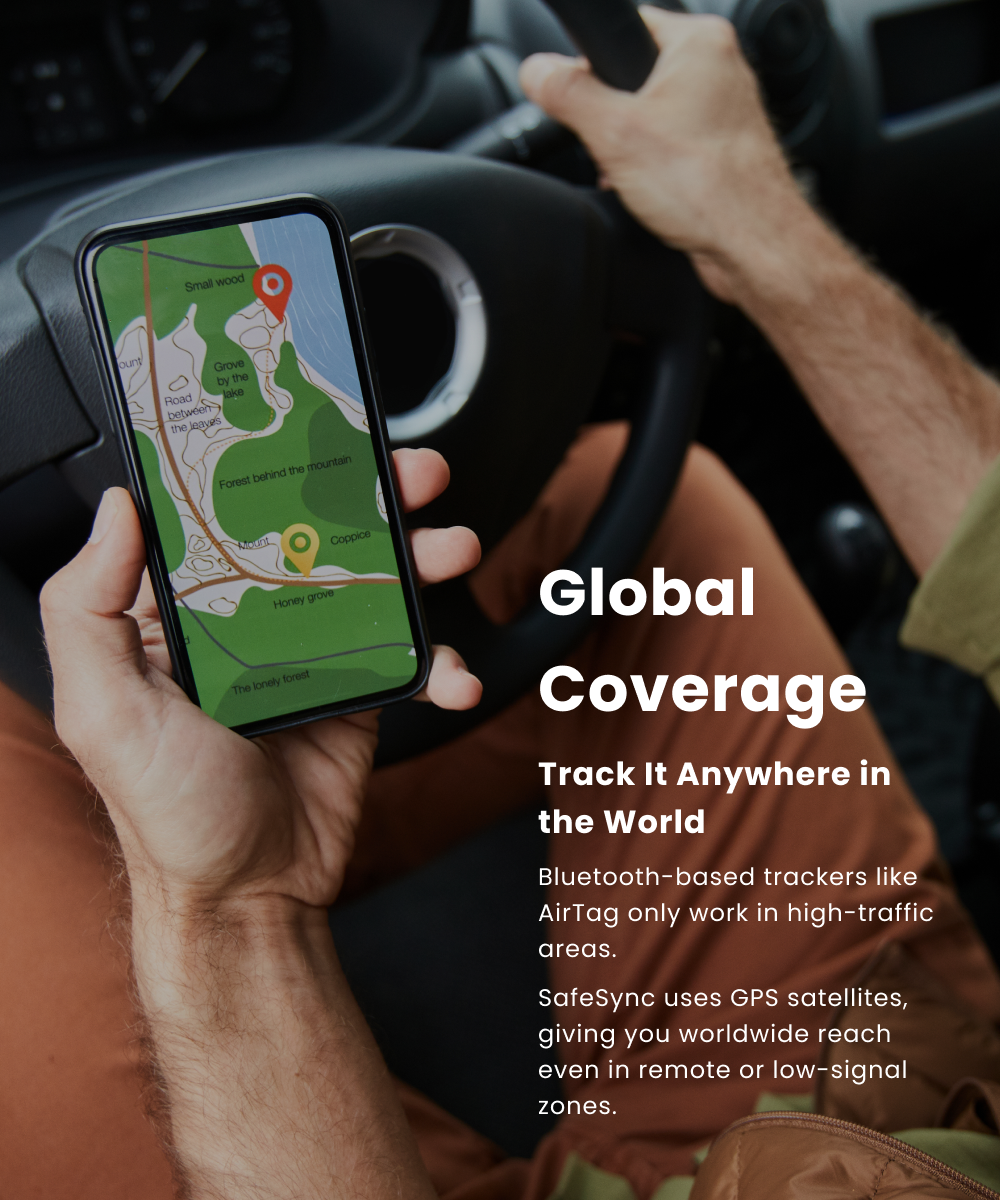 SafeSync™ - Not Just a GPS Car Tracker. Your Everything Finder.