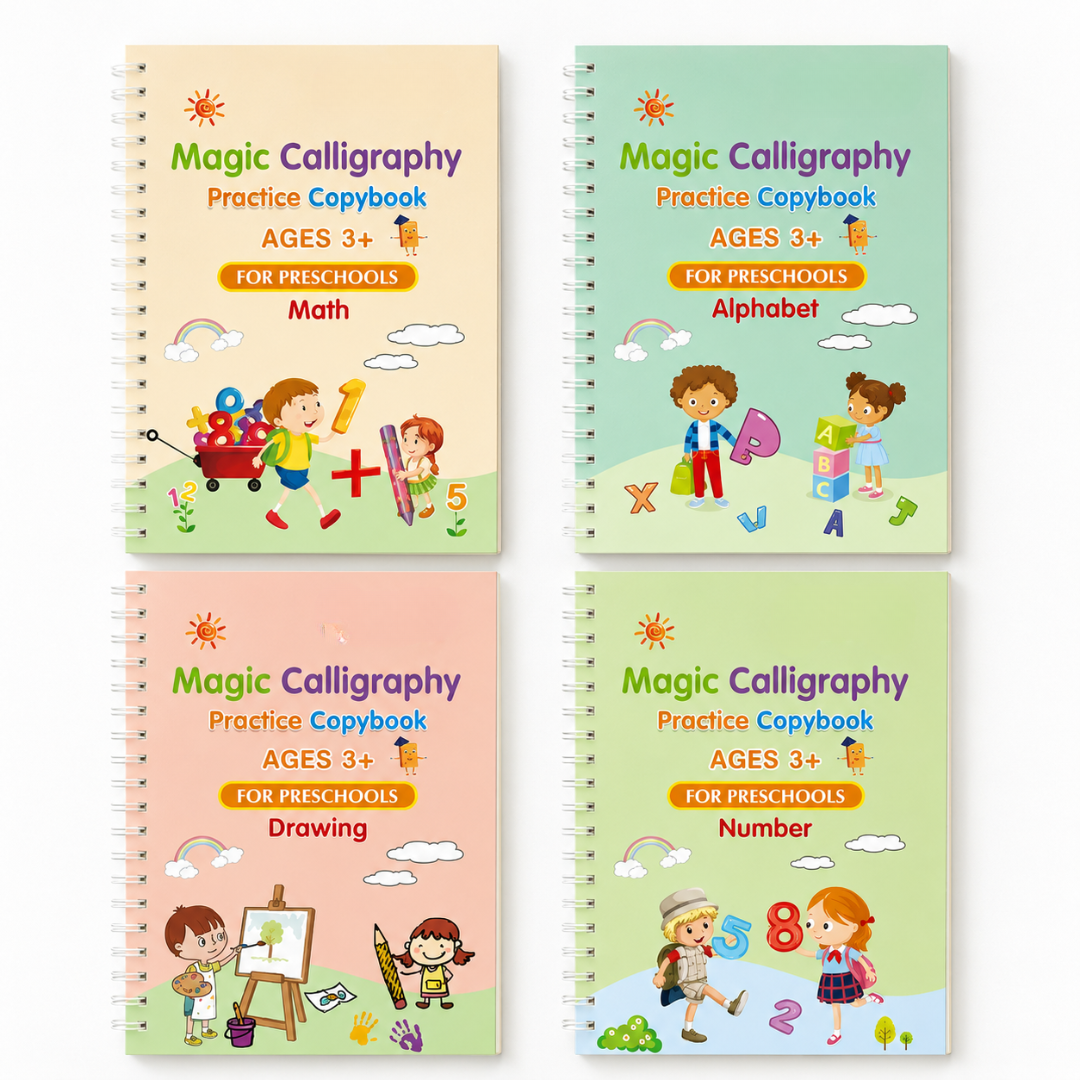 4 Book Reusable Tracing Set