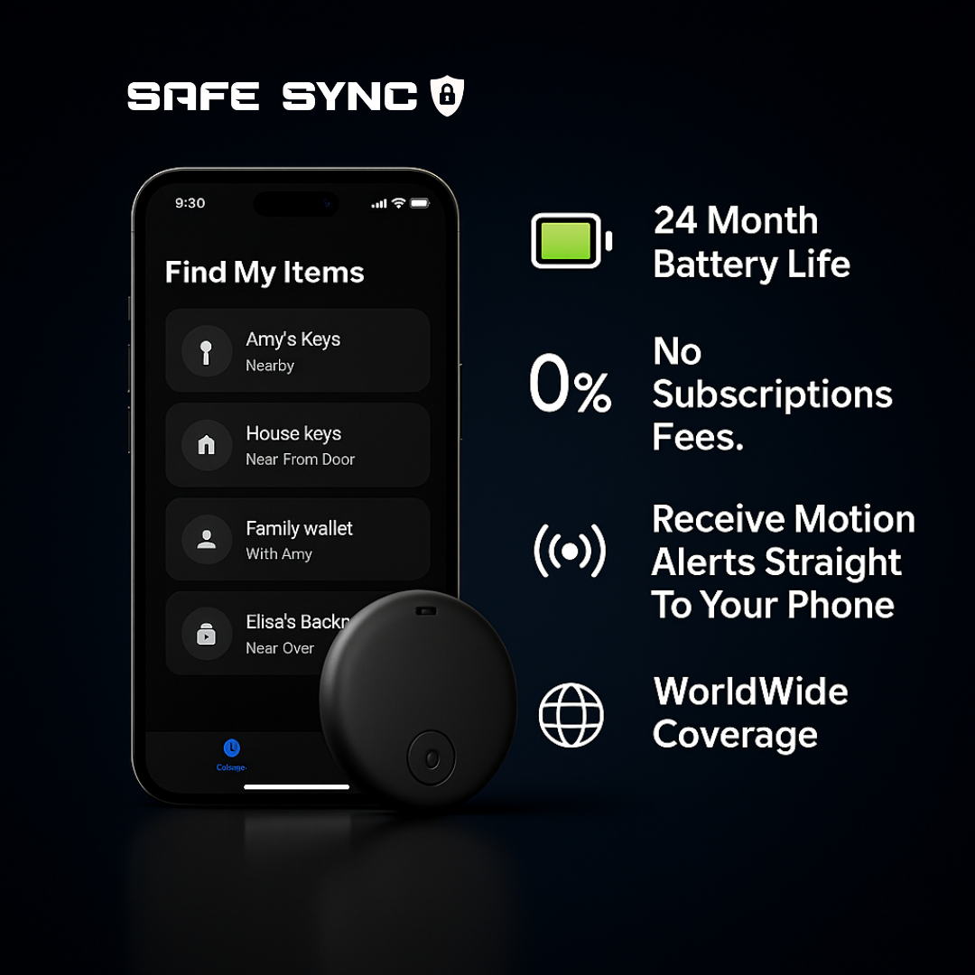 SafeSync™ - Not Just a GPS Car Tracker. Your Everything Finder.